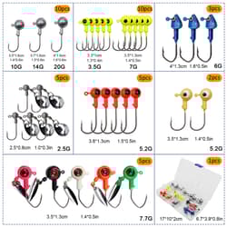 FREE FISHER 182pcs Fishing Soft Swimbaits Set,Fishing Jigs Aritificial Worms Kit - Thumbnail 2