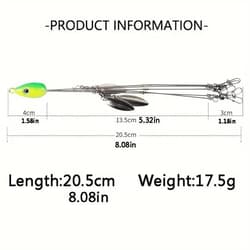 Alabama Rig Bamast Spinnerbait Mini Lure Shad Tail Fish Fishing Bait Used - Thumbnail 2