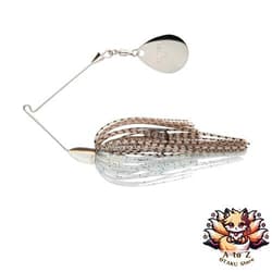 NEW Keitech Baby T-Bone Spinnerbait Single Colorado SC 1/4oz #527 Crystal Smelt - Thumbnail 1
