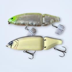 Big Bait Swimbait Fishing Lure for Sea Bass, Used, No lip or tail - Thumbnail 1