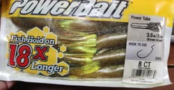 2.5 3.5 4" Tubes Strike King Coffee Berkley Powerbait Yum Xzone Z-Man Goby Green - Thumbnail 2