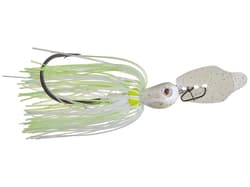 (12) Strike King 3/4 Oz Thunder Cricket Bladed Jigs Chartreuse Blue Glimmer New - Thumbnail 2