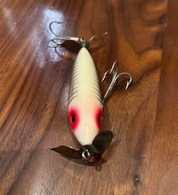 HEDDON Wounded Spook XRW Vintage Lure Topwater Frog Pattern - Thumbnail 8