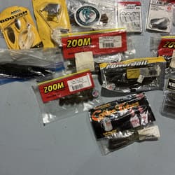 Lot Of Bass Fishing Baits Zoom Booyah VMC Bass Pro Powerbait Tubes Spinnerbaits - Thumbnail 3