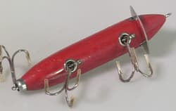 Heddon Wood 200 Surface Lure Red Bass Fishing Lure - Thumbnail 2