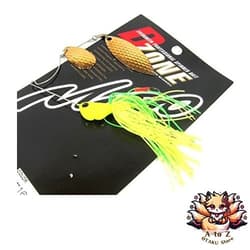 NEW Evergreen D-Zone Tandem Willow Leaf Spinnerbait 3/8oz Super Chart G #16 - Thumbnail 1