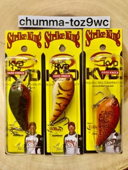 KVD1.5 (Lot Of 3) “Hard Knock” Square-bill Crankbaits, Strike King, Bass, NWT! - Thumbnail 8