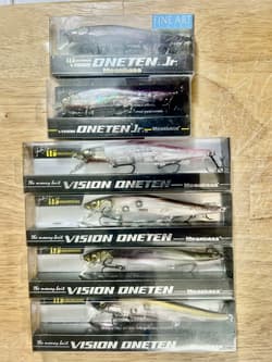 Megabass (Lot Of 6) Ito Vision Oneten Suspending Jerkbaits, Free Shipping! NWT! - Thumbnail 6