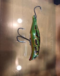 4 Set Heddon Luny Frog Old Lure Ship From Japan - Thumbnail 2