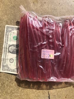 Bulk Pack Surge Tube Dark Red 12/0 Cut Trolling Saltwater Lures Striper Eel Rig - Thumbnail 2