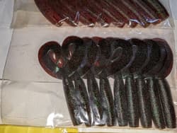 15-bag set of Gary Yamamoto creature baits, craw-type worms, and grub-type - Thumbnail 6