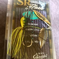 Evergreen SR Splash Spinnerbait #10 1/2oz Fluorescent for Big Bass, New - Thumbnail 1