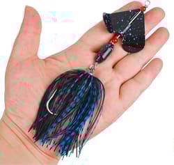 Spinnerbait Fishing Lures Kit, 6pcs Bass Fishing Buzzbait Lures Hard Metal Sp... - Thumbnail 6