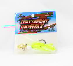 Zman Chatterbait Mini Max Sinking Lure 1/2 Oz Chart/White (8972) - Thumbnail 1