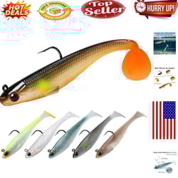 Ultra-Realistic 3.5'' Soft Swimbaits - Ideal for Crappie, Walleye & Pike Fishing - Thumbnail 1