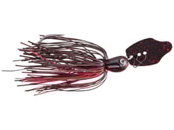 (12) Strike King 5/8 Oz Thunder Cricket Bladed Vibrating Jigs Black Widow New - Thumbnail 2