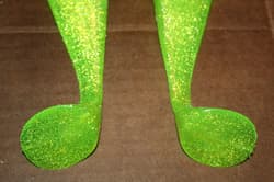 9" Shad Paddle Tail Swimbait great for Umbrella Rig 6 Count Bag Chartreuse Shine - Thumbnail 2