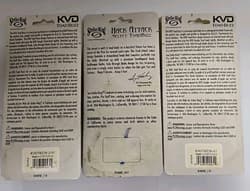 LOT OF 3 STRIKE KING 3/8 OZ KVD TOAD BUZZ BASS BUZZBAIT FISHING LURES 3 COLORS - Thumbnail 9