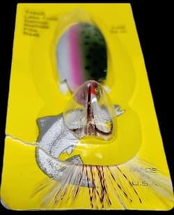 3 Fishing Lures Thomas Buoyant Spoons & Worden's Original Rooster Tail ⅙-⅑oz - Thumbnail 3