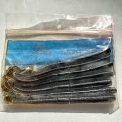 817134 Gary Yamamoto 8 Inch Worm Curly Tail 7 Pieces 194 Watermelon Pepper Gelip - Thumbnail 3