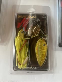 (6) Matzuo Kamikazi Spinnerbait 1/2oz Gold Lot Of 6 - Thumbnail 4