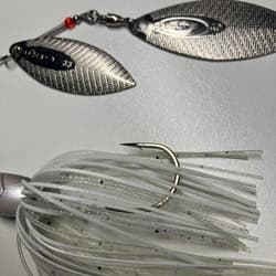 OSP High Pitcher MAX white spinnerbait by Namiki and Kawamura, Beeble - Thumbnail 2