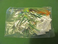 1) BAG OF 6 WAHOO SPINNERBAIT 1/4OZ FIRETIGER COLOR. ( WAH-PCW146-FT ). - Thumbnail 3