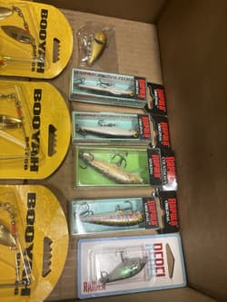 Lot Of 9 New Rapala/Rebel/Booyah Spinning, Floating & Sinking Bass Fishing Lures - Thumbnail 5