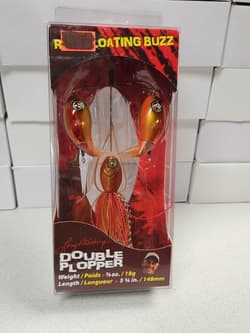 Discontinued River2Sea DOUBLE PLOPPER 148 BUZZBAIT...Sunkist...NOS!!! - Thumbnail 1