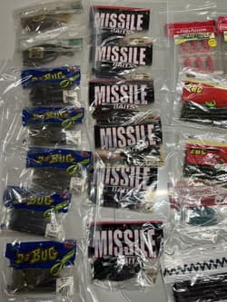 Gary Yamamoto and other various bass worms, 64 bags set, others - Thumbnail 6