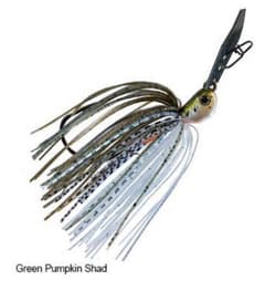 Zman Chatterbait Jackhammer Sinking Lure 1/2 Oz Green Pumpkin Shad (0591) - Thumbnail 2