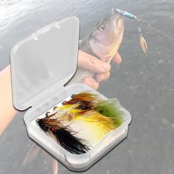5x Fly Fishing Fly Fishing Accessories with Waterproof Fly Box Lures Set Bionic - Thumbnail 4