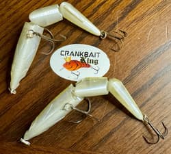 2 Strike King Sexy Swimmer Jointed Swimbait Fishing Lure no Sebile Magic Swimmer - Thumbnail 4