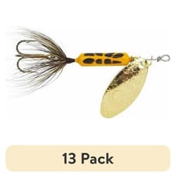 13 Pack Fishing Lure Inline Spinnerbait Pulsating Tail Unique Spinning Action US - Thumbnail 2