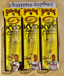 KVDJ200 (Lot Of 3) Suspending Jerkbaits, Strike King, Bass Fishing! NWT! - Thumbnail 6