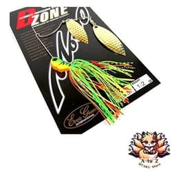 NEW Evergreen Spinnerbait D-Zone Double Willow Leaf 3/8oz Smelt #05 - Thumbnail 1