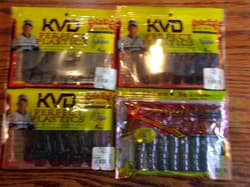 9 Strike King Tour Grade Football Jigs & 3 Pks KVD SRChunk, 1 Pk  Rage Tail Crw  - Thumbnail 3