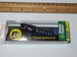 Gary Yamamoto Shibuki Popper Black White - Nice - Thumbnail 1