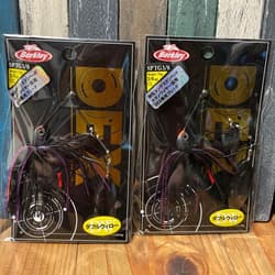 Berkley Spinnerbait 3/8oz DEX, Set of 2, Double Willow, Matte Black, ② - Thumbnail 1