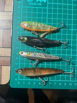 DogX Topwater Lure Set 4pcs, Pencil Baits, No Hooks, Fishing Accessories - Thumbnail 2