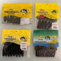 Gary Yamamoto Fat Ika, Ika, High Specific Gravity Worm, Worm, Lure, Bundle - Thumbnail 1