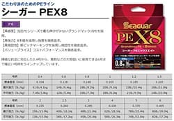 NEW Seaguar PE Line Seaguar PE X8 Fishing Line 300m No. 3 48lb (21.8kg) - Thumbnail 3