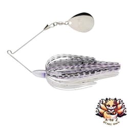 NEW Keitech Baby T-Bone Spinnerbait Single Colorado SC 1/4oz #528 Purple Pearl - Thumbnail 1