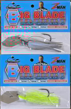(Ct of 2) Z-Man Big Blade Chatterbait 5/8 oz Provides Maximum Thump & Vibration - Thumbnail 1