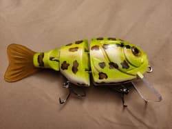 Lanciotti Lures 3pc Psycho Gill Swimbait Painted By Illude Bait Co. - Thumbnail 4