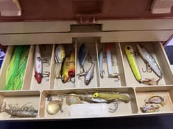 211 Piece Plano Tackle Box, bass lures, zoom soft plastics, hooks, jigs & more - Thumbnail 5