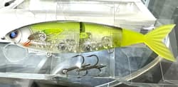 Madotachi Gimikin JDM, LOOK YOUTUBE Glide & Swimbait modes Sexy Clear Shad NIP - Thumbnail 4