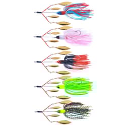 5PCS Spinnerbait Fishing Lure Buzzbait 22.6g Blade Bait Spoon Rubber Skirt Bass - Thumbnail 2