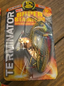 Rare Terminator Super Stainless Spinnerbait Lot Of 3  - Thumbnail 3
