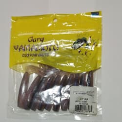 Gary Yamamoto Shad Shape Worm Angry Stick 4.5" Squid - Thumbnail 3